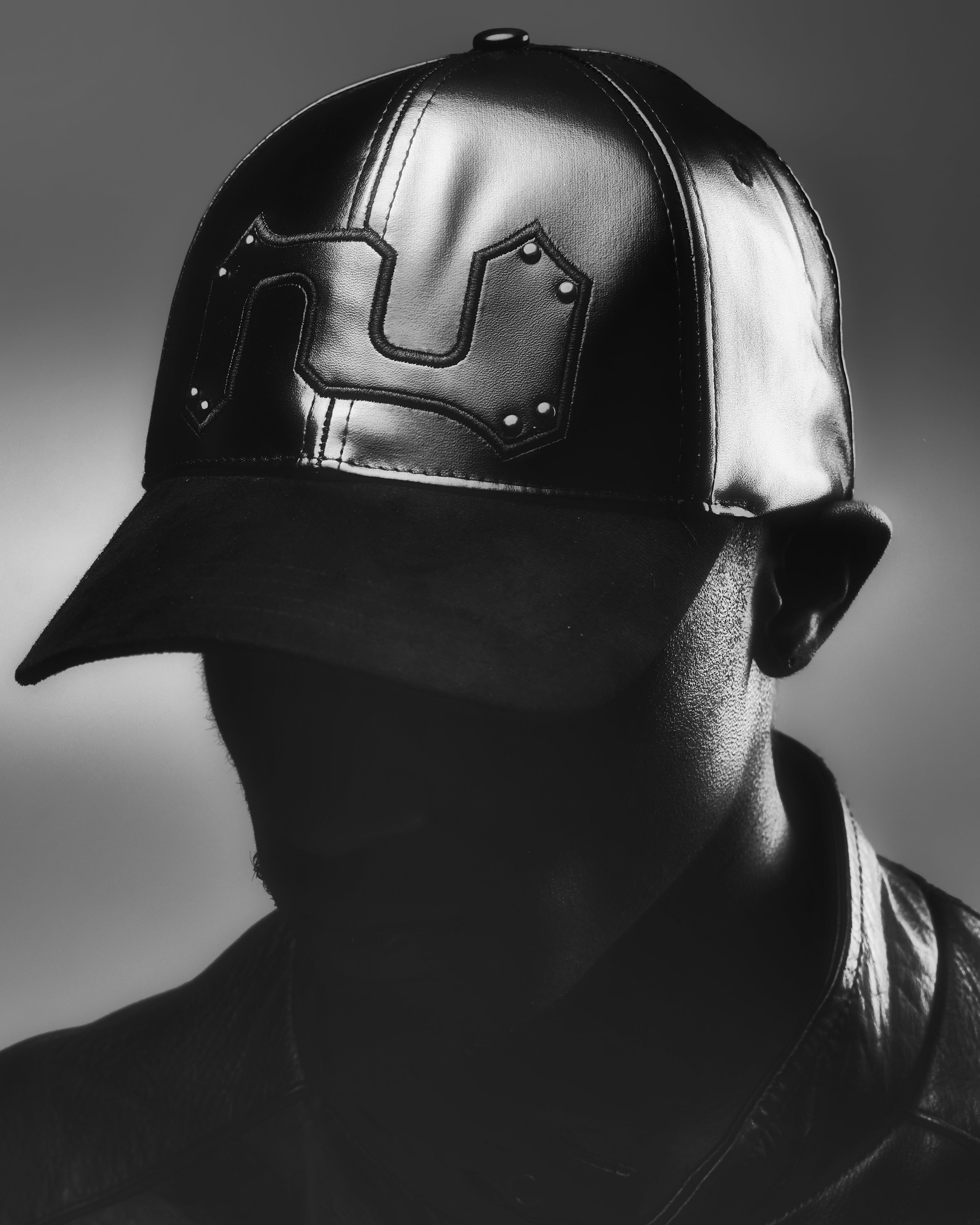Leather Monogram Cap