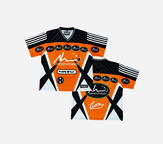 ORANGE MOTO JERSEY