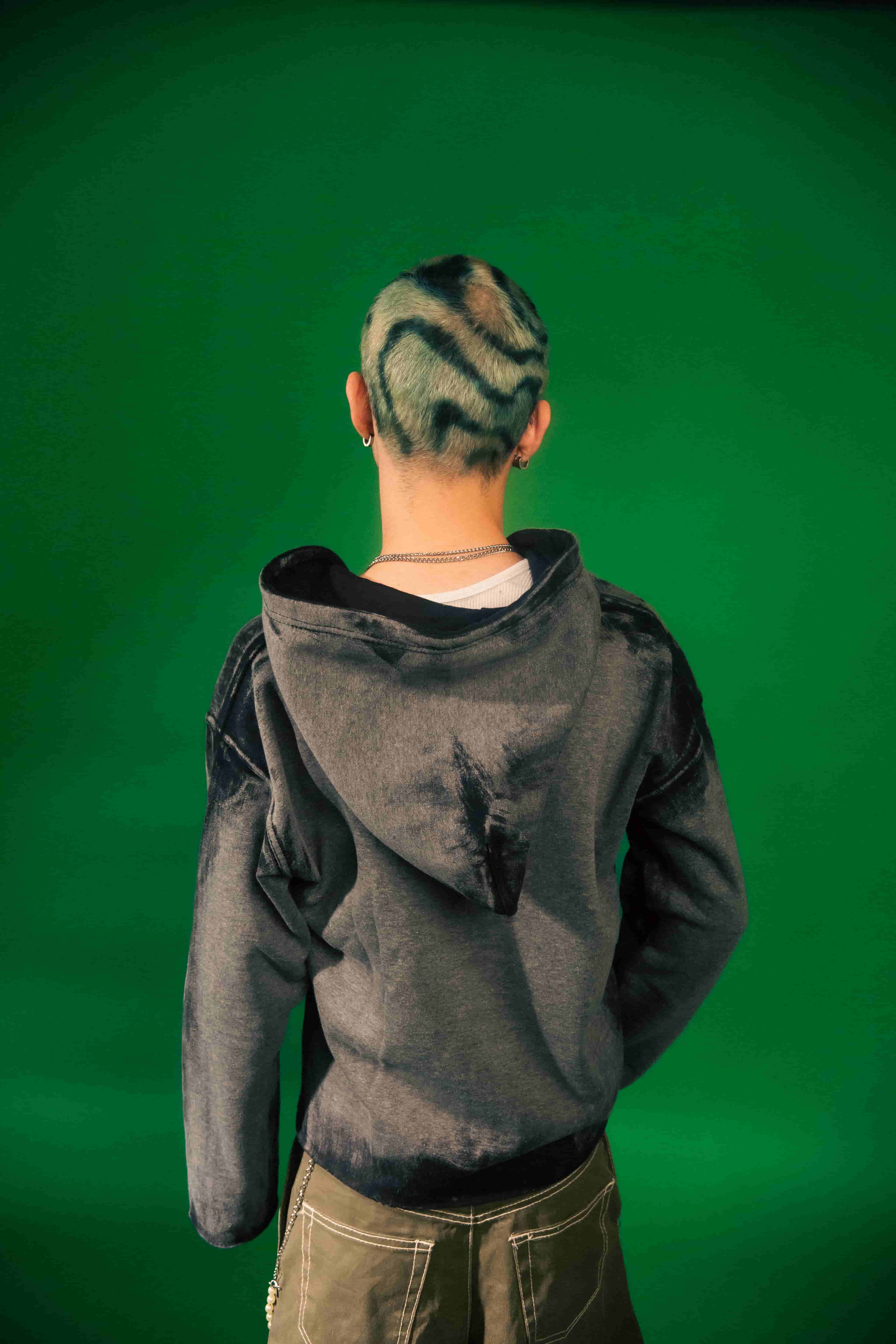 DENIM BLACK HOODIE